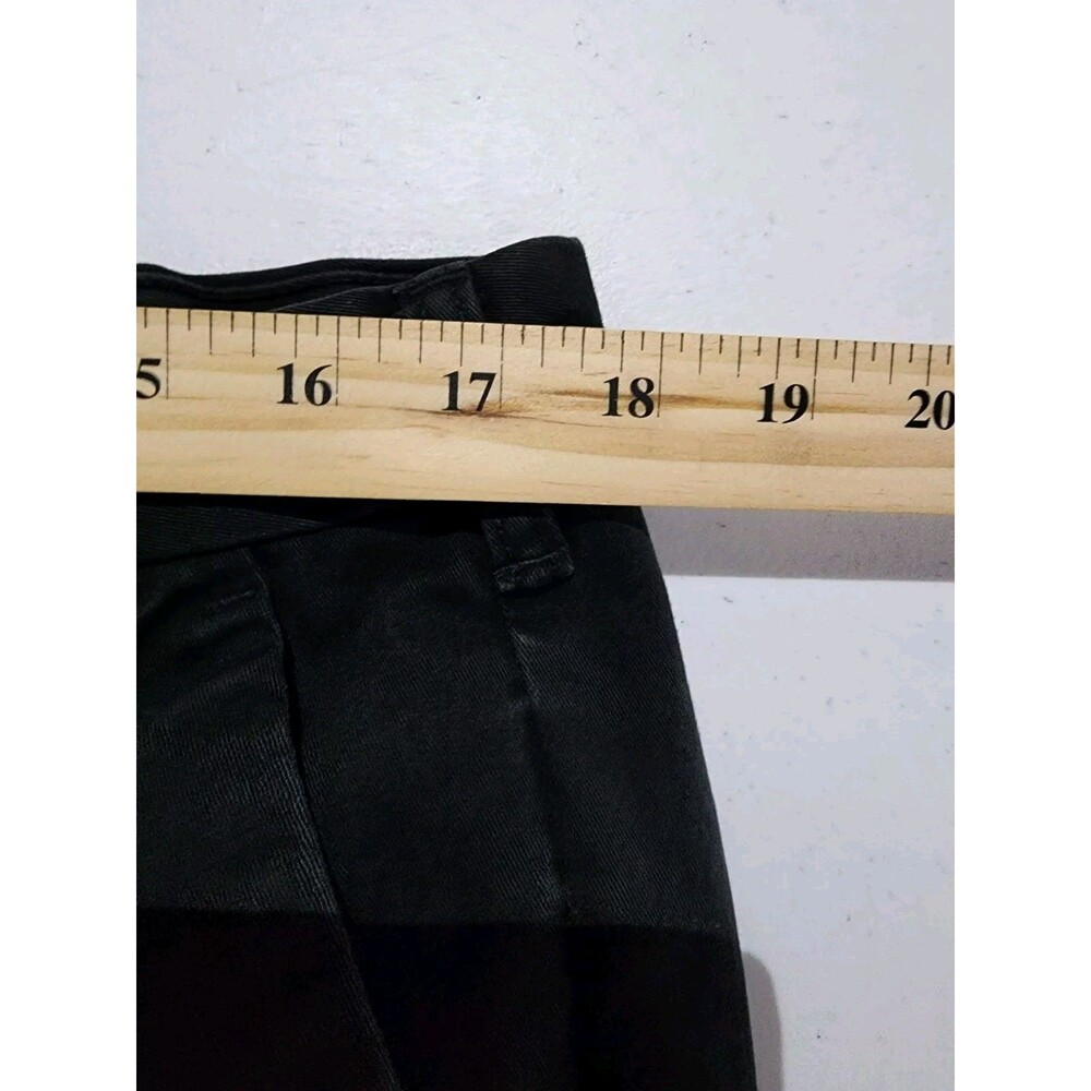 Izod Golf Slacks Chino Pants Mens Black 36x30 Slim Classic Preppy Athletic - Picture 4 of 6